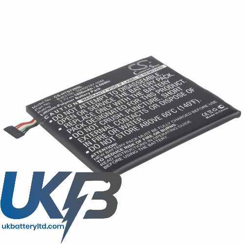 HTC OneXT Compatible Replacement Battery