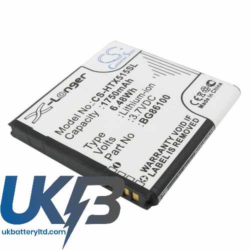 HTC 35H00164-00M 35H00166-00M 35H00166-03M C470 EVO 3D 4G Compatible Replacement Battery