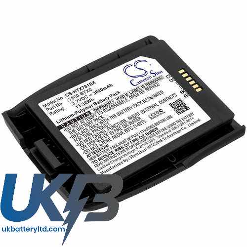 Honeywell 7800-BTXC-1 Compatible Replacement Battery