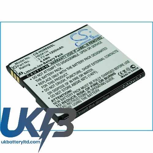 T MOBILE Summit U8651S Compatible Replacement Battery