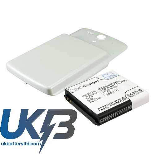 HUAWEI Ascend U8815 Extended With White Back Cover Compatible Replacement Battery