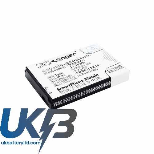 HUAWEI PBD02LPZ10 Compatible Replacement Battery