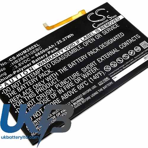 HUAWEI Mediapad M2 10.0 Compatible Replacement Battery