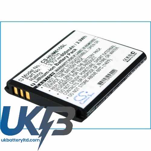 HUAWEI M615 Compatible Replacement Battery