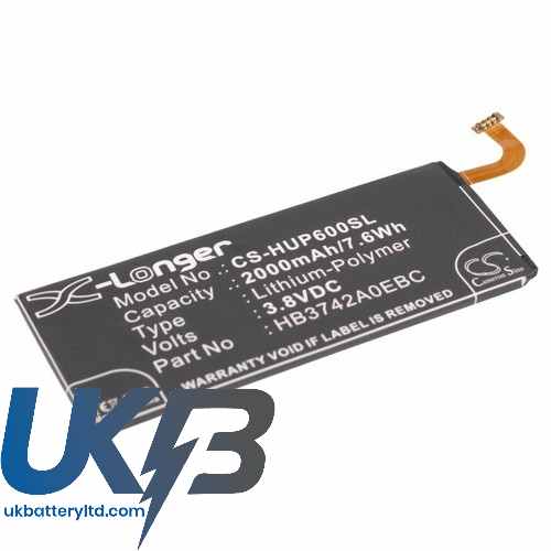 HUAWEI Ascend G6 T00 Compatible Replacement Battery