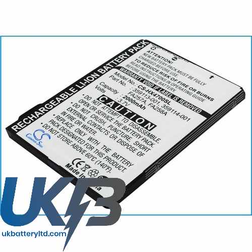 HP iPAQ HX4800 Compatible Replacement Battery