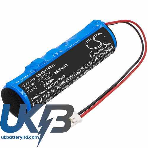 iHome D17E19 Compatible Replacement Battery