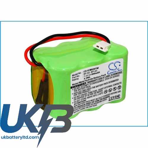 ICOM IC 2SE Compatible Replacement Battery