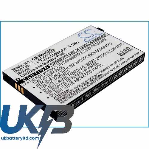 i-mate UF553450U UF553450Z XWD033454 PDAL PDA-L Compatible Replacement Battery
