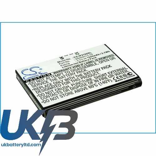 HP 310798-B21 311949-001 35H00013-00 iPAQ 2100 2210 2212 Compatible Replacement Battery