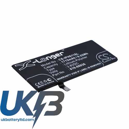 APPLE iPhone 6s Compatible Replacement Battery