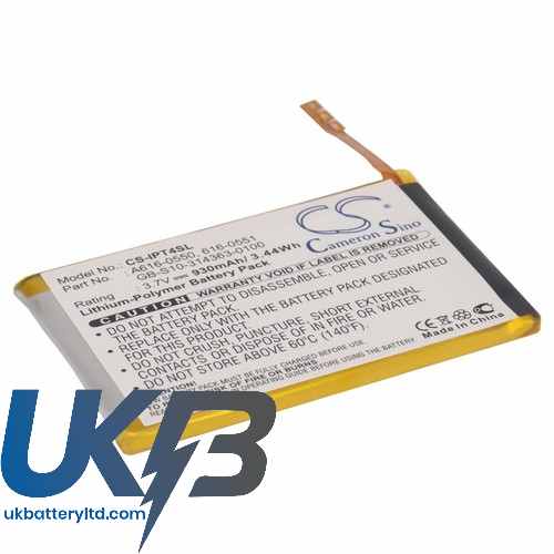 APPLE 616 0550 Compatible Replacement Battery