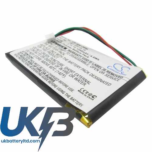 GARMIN Nuvi 1375T Compatible Replacement Battery