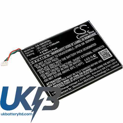 Garmin Nuvi 3597 Compatible Replacement Battery