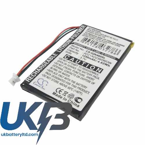 GARMIN Nuvi 465T Compatible Replacement Battery