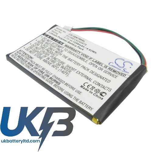 GARMIN Nuni780T Compatible Replacement Battery