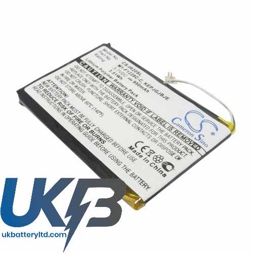 iRiver KEPJGJBJE M1-F1228C-C Clix 2 2GB 4GB Plus Compatible Replacement Battery