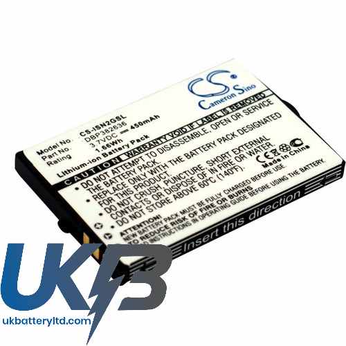 INSIGNIA DBP382636 NS-DA1G NS-DA2G 1GB 2GB Compatible Replacement Battery