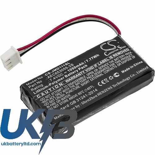 JBL AEC653055-2S Compatible Replacement Battery