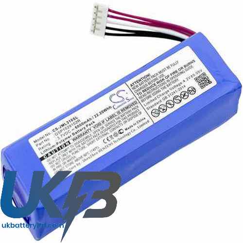 JBL Charge 3 2015 Version Compatible Replacement Battery