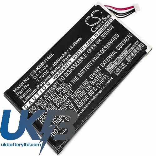 Kobo D1-11-04 Compatible Replacement Battery