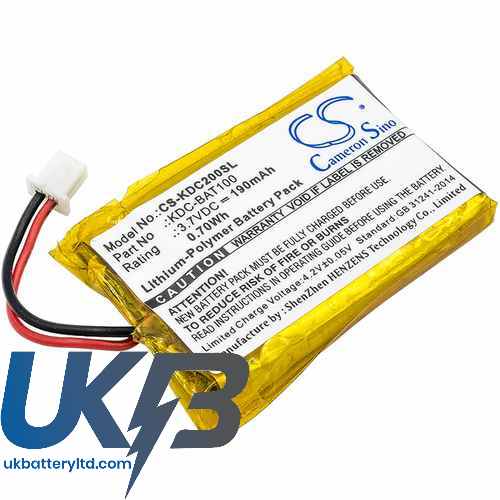 KOAMTAC KDC-100 Compatible Replacement Battery