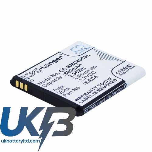 KAZAM LifeC4 Compatible Replacement Battery