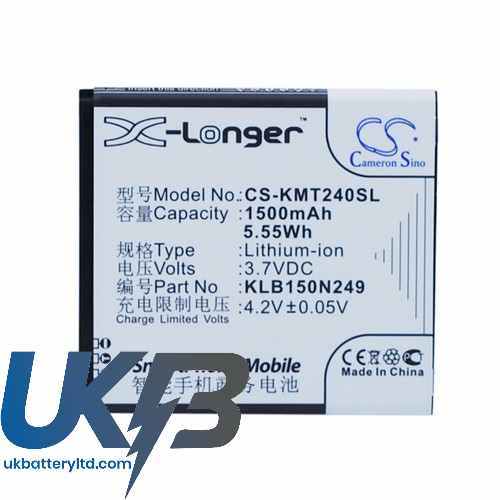 KAZAM Trooper 2X4.0 Compatible Replacement Battery