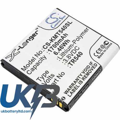 KAZAM TR540 Compatible Replacement Battery