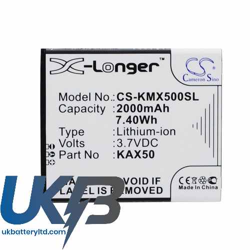 KAZAM Trooper X5.0 Compatible Replacement Battery