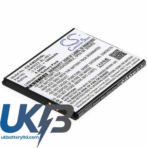 KRUGER&MATZ KM0023 Compatible Replacement Battery