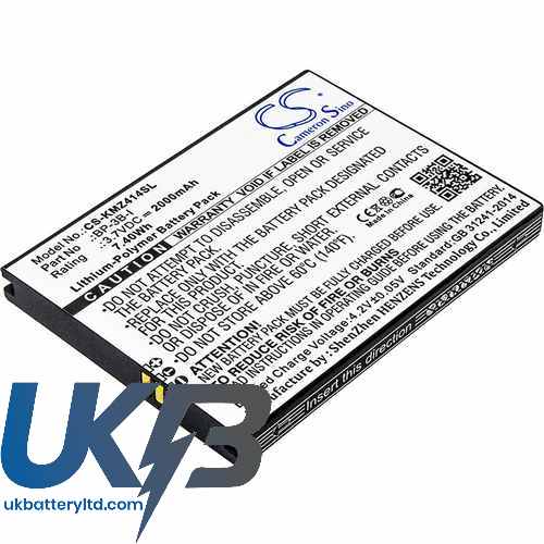 Kruger&Matz BP-3B-I Compatible Replacement Battery