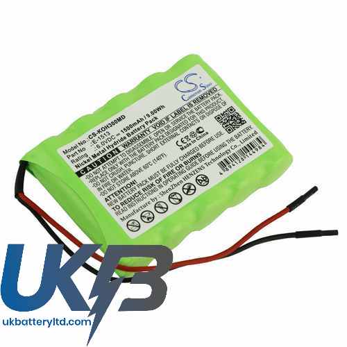 IKO3 HeartMirror EKG Compatible Replacement Battery