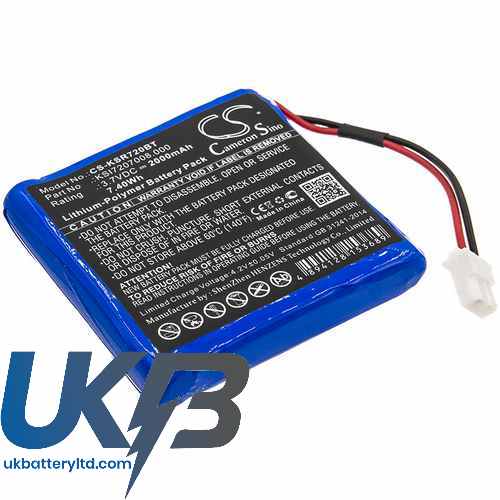 Ksenia Radius Indoor Siren Compatible Replacement Battery