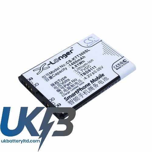 K TOUCH D5800 Compatible Replacement Battery