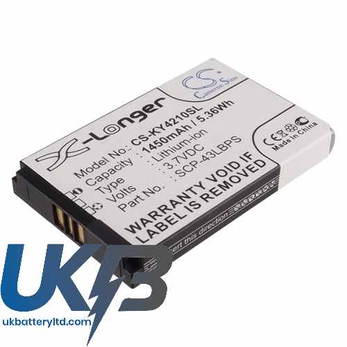 KYOCERA DuraCore E4210 Compatible Replacement Battery