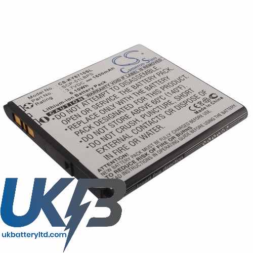 Kyocera SCP-51LBPS E6710 E6715 Torque Compatible Replacement Battery