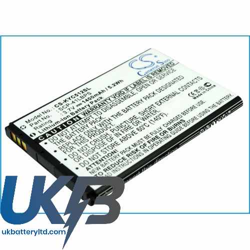 BoostMobile SCP-41LBPS SCP-42LBPS C5120 Milano Compatible Replacement Battery