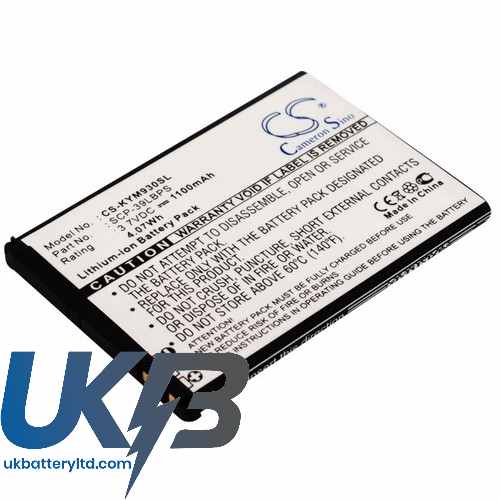 Kyocera KABA-01 SCP-39LBPS Echo M9300 SCP-9300 Compatible Replacement Battery