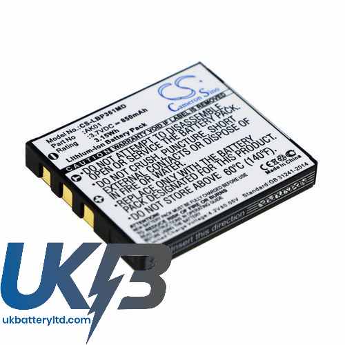 Labnet AK01 Compatible Replacement Battery