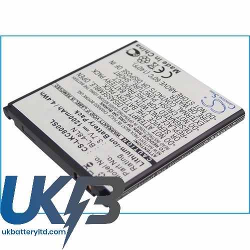 LG Eclipse 4GLTE Compatible Replacement Battery