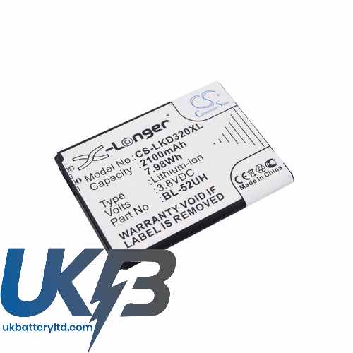 LG BL 52UH Compatible Replacement Battery