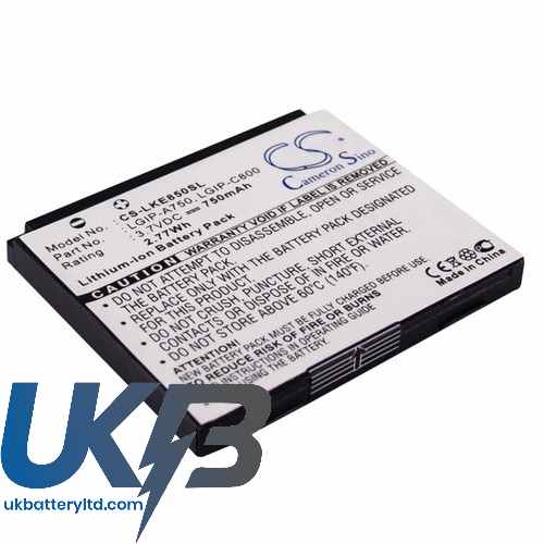 LG LGIP C800 Compatible Replacement Battery