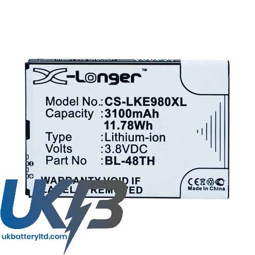 LG GeeFHD Compatible Replacement Battery