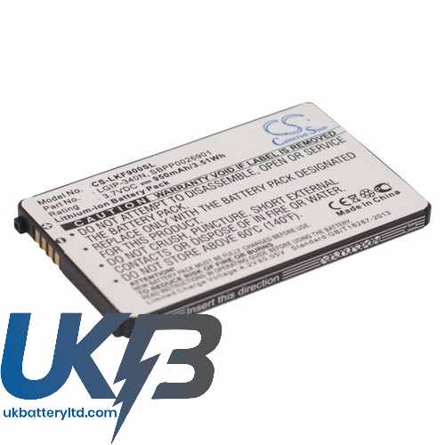 LG Banter AX265 Compatible Replacement Battery