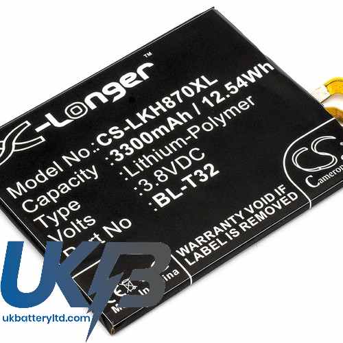 LG H870DS Compatible Replacement Battery