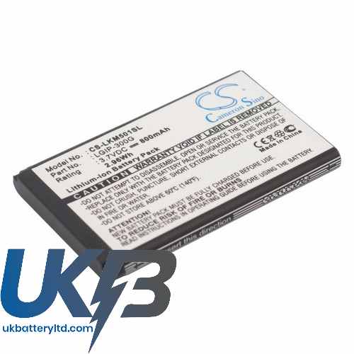 LG LGIP-300G KM501 Compatible Replacement Battery