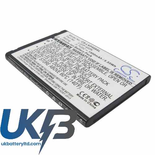 LG Optimus S Compatible Replacement Battery