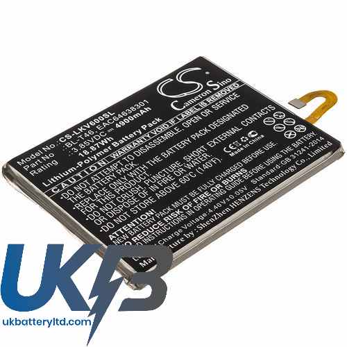 LG V60 ThinQ 5G Compatible Replacement Battery