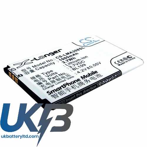 Lenovo BL199 MA308 MA309 Compatible Replacement Battery